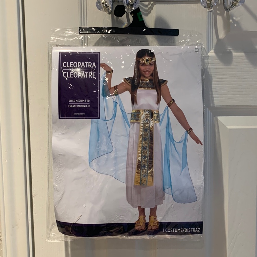 Girls Cleopatra Halloween costume size M 8-10